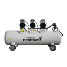 Máy Nén Khí Không Dầu Giảm Âm Pegasus 3HP TM-OF750x3-120L
