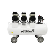Máy Nén Khí Không Dầu Giảm Âm Pegasus 3HP TM-OF750x3-180L