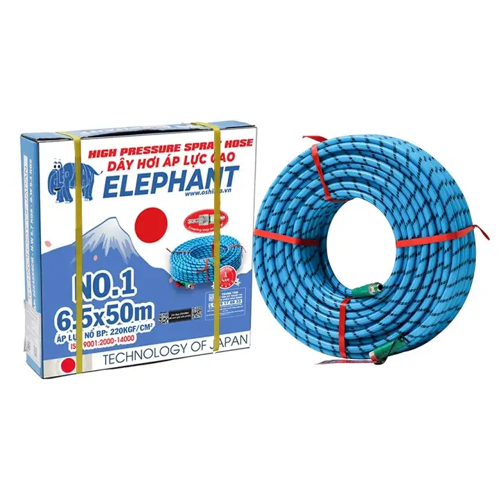 Dây Phun Xịt Rửa Elephant No.1 8.5mm x 50m Xanh dương