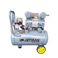 Máy Nén Khí Không Dầu Jetman 1.5Hp 24L NKF-1180T24 Lên Hơi Nhanh