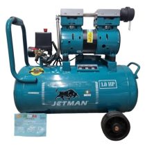 Máy Nén Khí Không Dầu Jetman 1Hp 24L JM-580 Rơ Le Điện Tử