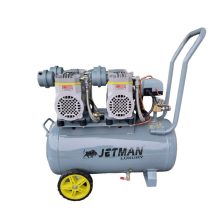 Máy Nén Khí Không Dầu Jetman 3Hp 40L NKF-1180x2T40 Lên Hơi Nhanh