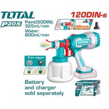 Máy Phun Sơn Dùng Pin Lithium 20V Total TSGLI2004