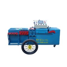 Máy Bẻ Đai Sắt Tự Động Phi 6-8 (Dạng Máy Nằm Có Bánh Xe To )