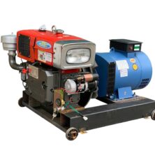 Máy Phát Điện Đầu Nổ 12Kw/220V Đông Phong D24 (gió đèn đề)