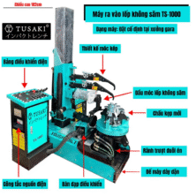 Máy Ra Vào Lốp Tự Động Xe Tải Tusaki TS-1000