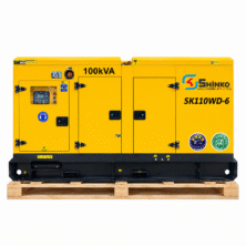Máy Phát Điện Công Nghiệp 100Kva SHINKO SK110WD-6