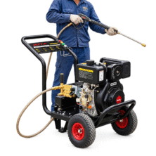 Máy Phun Xịt Rửa Xe Chạy Dầu Diesel JET-2500DF